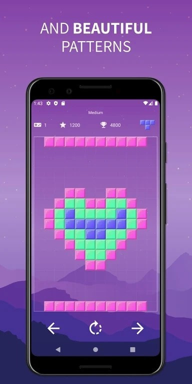 放置砖块Brick Game截图2