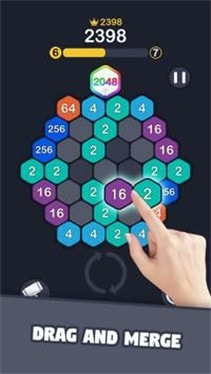 2048六边形拼图(2048 Hexagon Puzzle)0