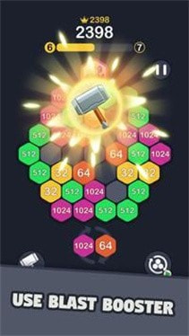 2048六边形拼图(2048 Hexagon Puzzle)2