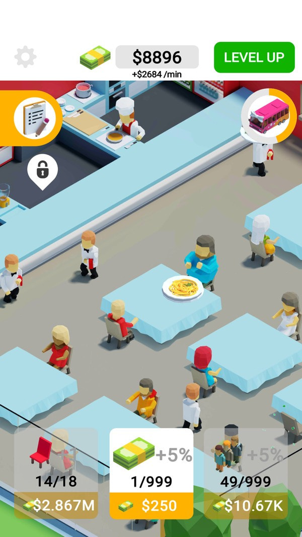 餐厅城市大亨内测版(Restaurant City Tycoon)截图1