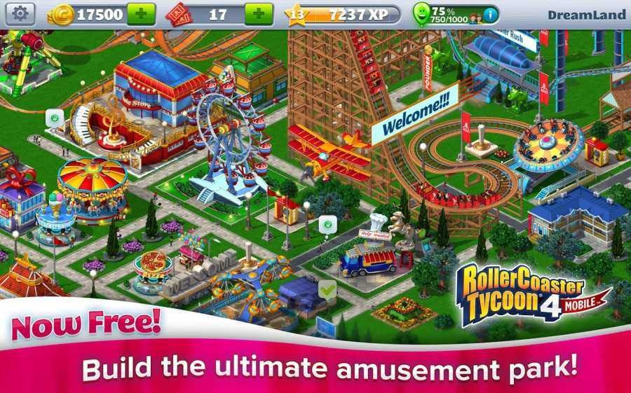 过山车大亨4(RollerCoaster Tycoon)手机正版下载0