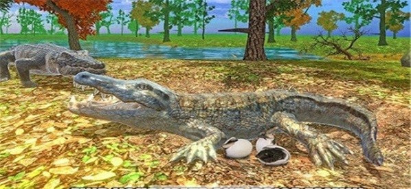 鳄鱼家族模拟器Crocodile Family Sim 2019截图1