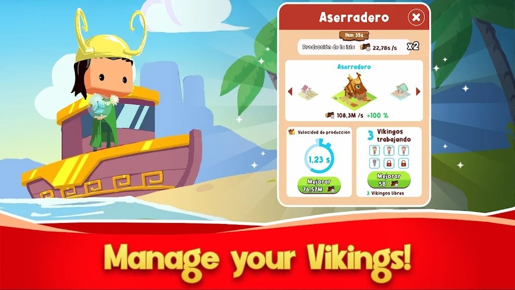 放置维京大亨Idle Vikings Tycoon截图2