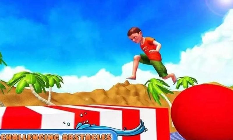 水上公园冒险(Stuntman Runner Water Park 3D)截图1