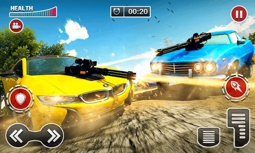 Demolition Car Derby Stunt 2020 Car Shooting Game截图1