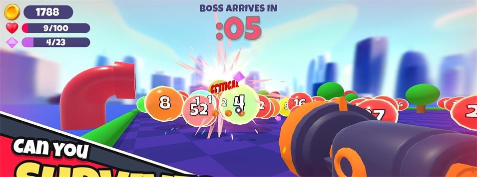 炮打跳球Super Balls 3D截图1