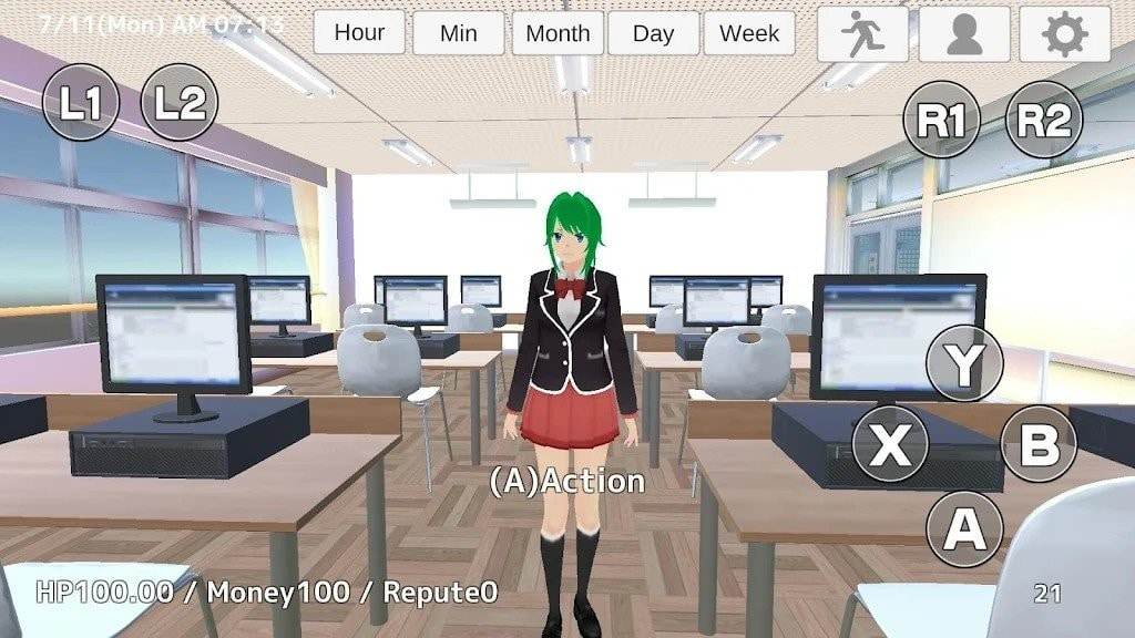 放学模拟器2中文版(SchoolOutSimulator2)截图1