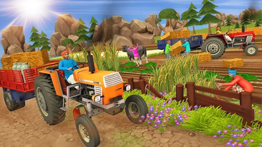 农场小镇模拟器3D(Farming Town Simulator Farm 3D)截图2