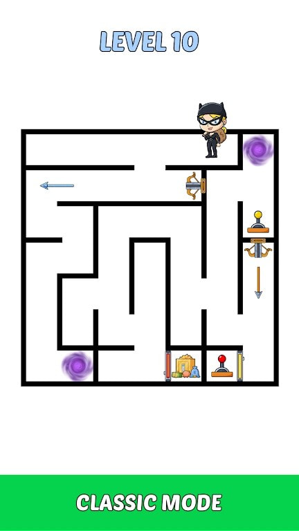 迷宫小偷绘制拼图(Maze Thief)截图1