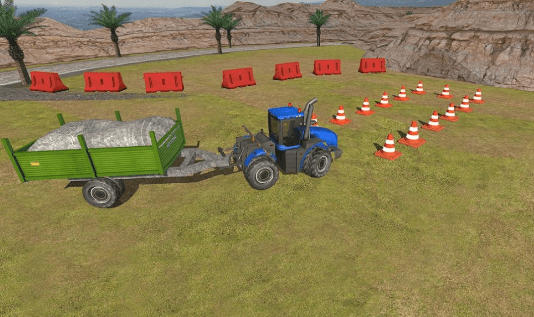 货物拖拉机手推车(Cargo Tractor Trolley Game)截图1