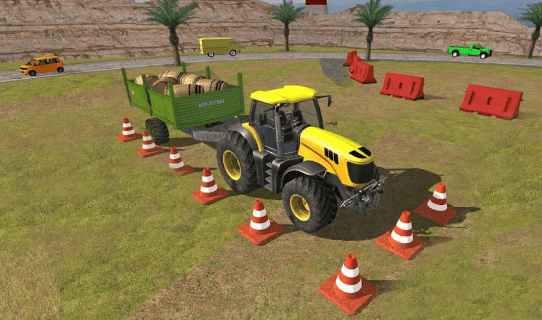 货物拖拉机手推车(Cargo Tractor Trolley Game)截图3