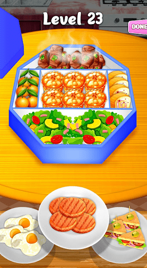 装满饭盒(Tiffin Organizer Game)截图1