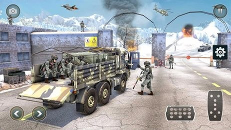 卡车模拟器军队3D(Army Truck Driving)截图1