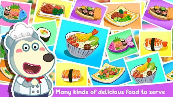 大厨沃福中文版(Wolfoo The Chef: Cooking Game)截图3