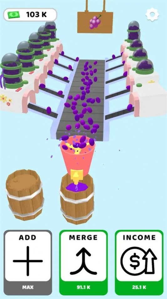 Grape Factory Idle截图2