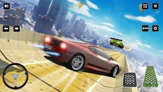 Ramp Cars stunt racing 2020: 3D Mega stunts Games截图2