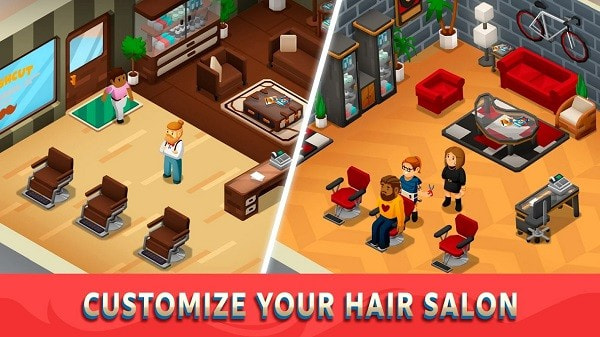 放置美发沙龙大亨(Idle Hair Salon Tycoon)截图3