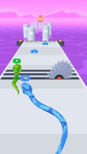 蛇跑步竞赛(Snake Run Race)截图1