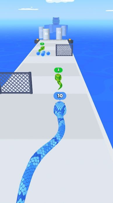 蛇跑步竞赛(Snake Run Race)截图2