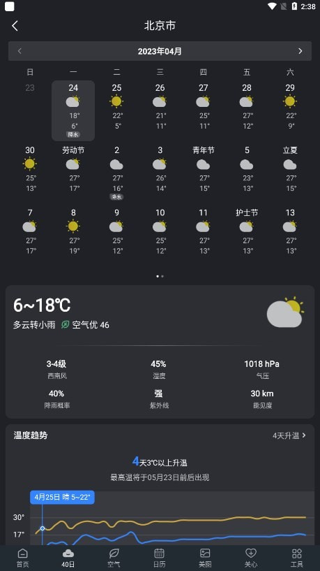 知己天气预报截图4