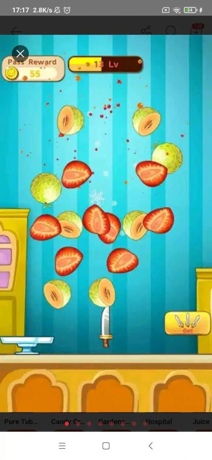 水果斗士斜线刀(Fruit Fighter)截图3