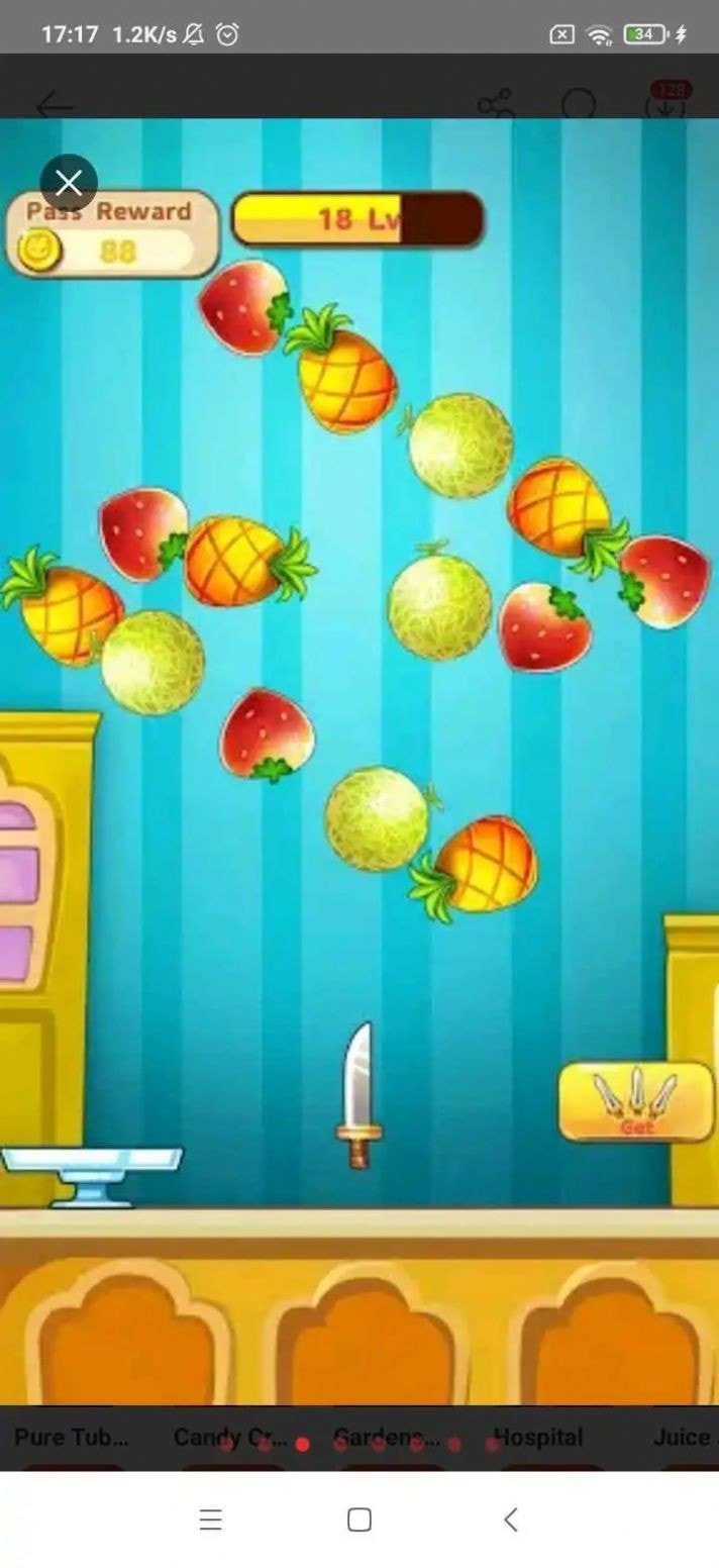 水果斗士斜线刀(Fruit Fighter)截图2