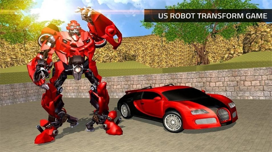 机器人汽车驾驶(US Robot Transform Car)1