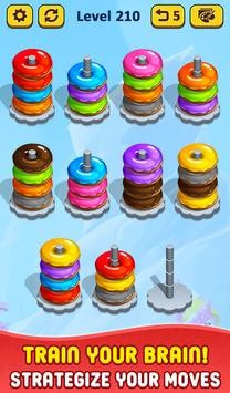 甜甜圈圈堆栈3D（Donut Hoop Stack）3