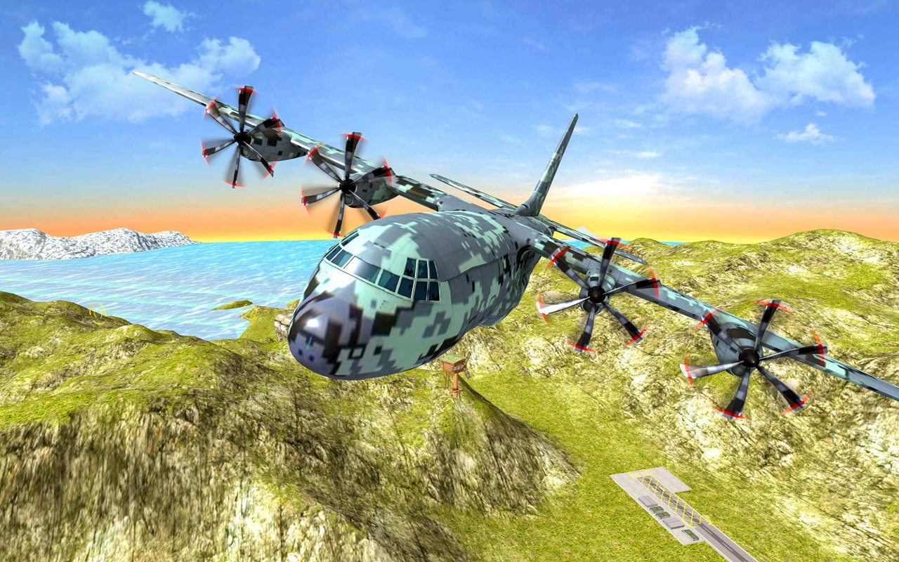 战争飞行模拟器(War Plane Flight Simulator Challenge 3D)截图2