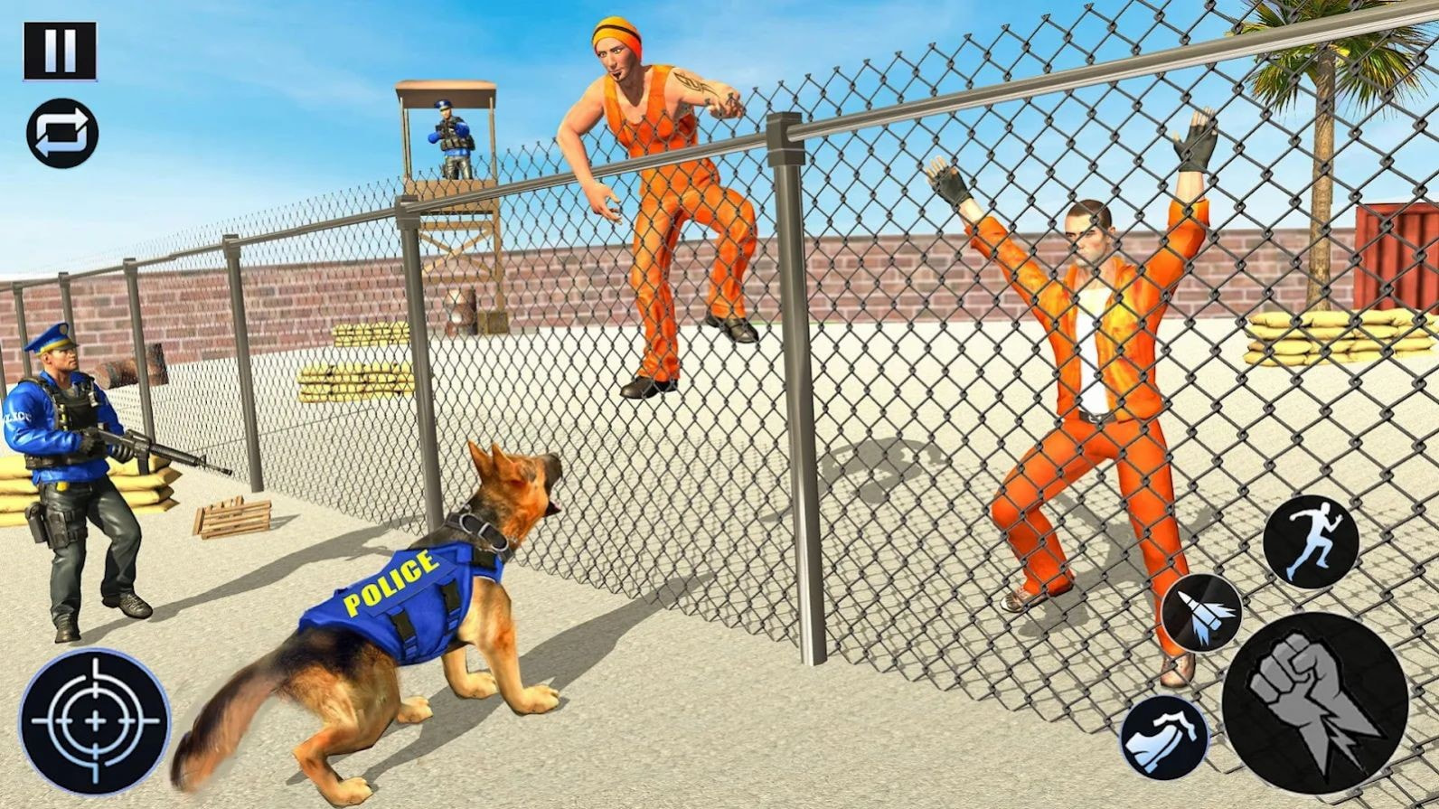 US Police Grand Jail break Prison Escape Games截图2