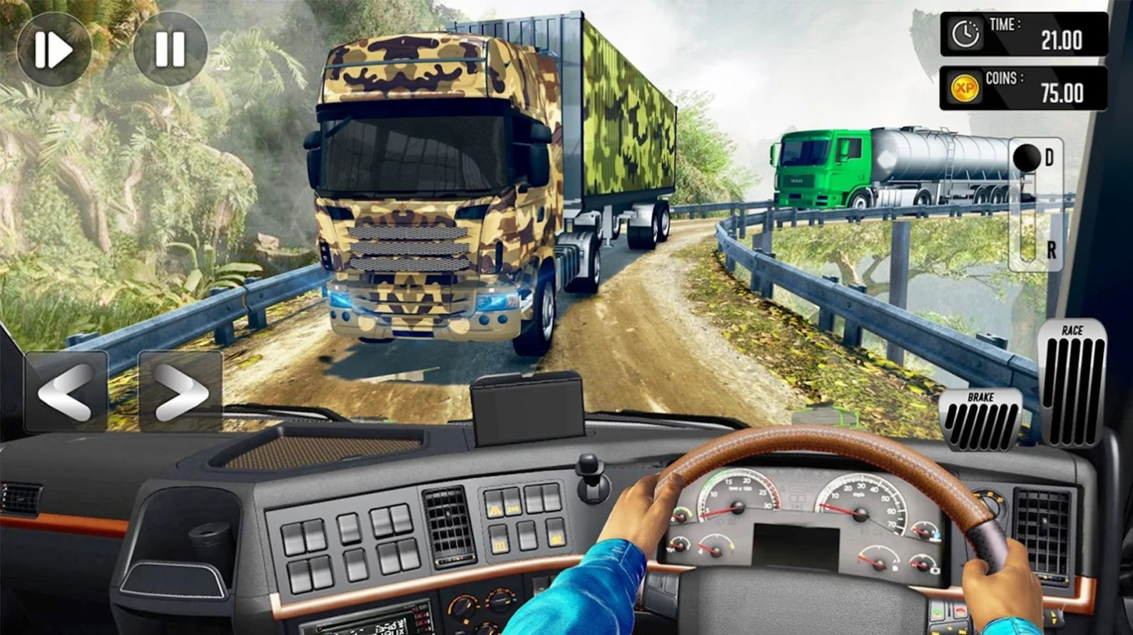 军事卡车模拟驾驶1