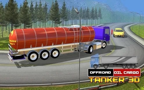 油轮车运输3D（Off Road Oil Cargo Tanker 3D）截图1