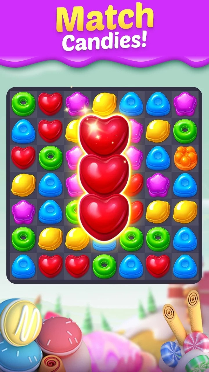 糖果破碎狂热(Candy Smash Mania)截图1