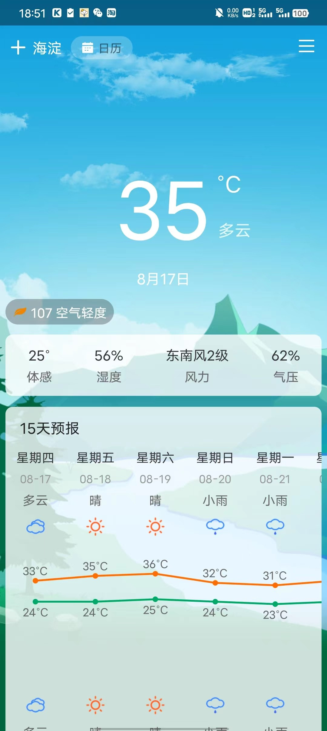 LemonTT天气预报截图2