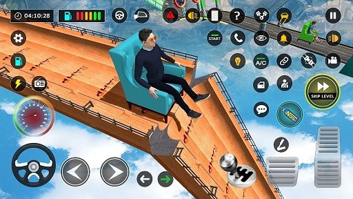 沙发特技赛车游戏(Sofa Games Mega Ramp)安装下载免费正版1