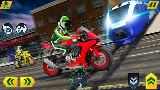 公路骑手真实驾驶(Traffic Rider: Real Bike Race)截图1