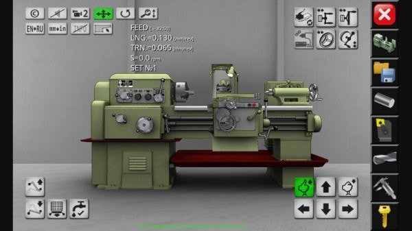 车床模拟器手机版（Lathe Simulator Lite）截图1