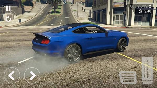 野马肌肉车模拟器Drift Mustang Game截图2