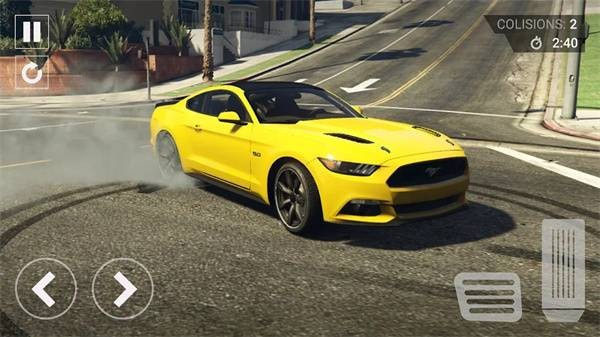 野马肌肉车模拟器Drift Mustang Game截图1