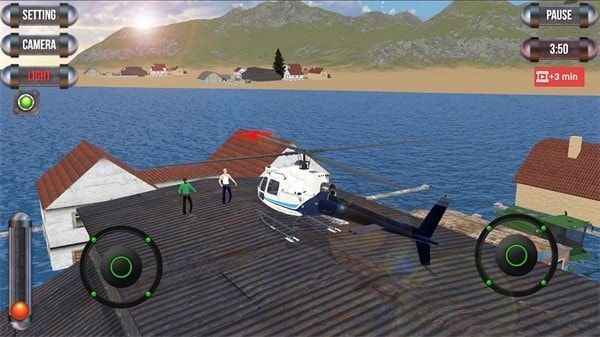 直升机山地救援Helicopter Mountain Rescue1