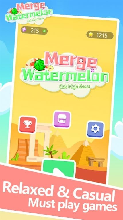 合并融合西瓜(Merge Watermelon:Get HighScore)截图1