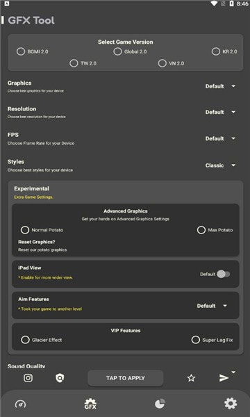 PUBG画质助手Battle GFX Tool Pro安卓版app免费下载2