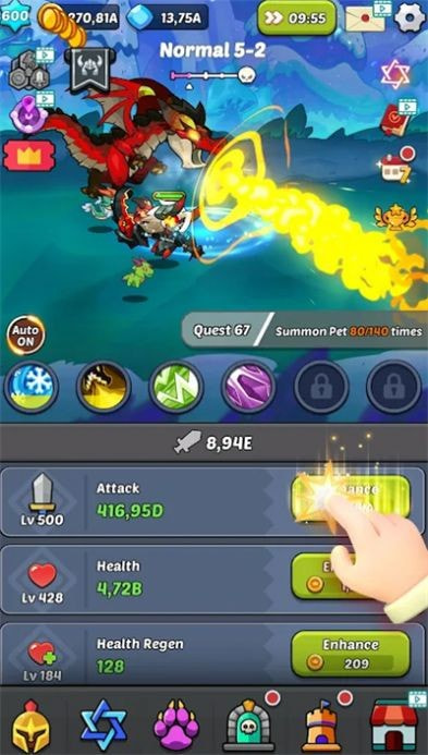 怪物猎人闲置RPG(Monster Slayer: Legendary Adventures)截图2