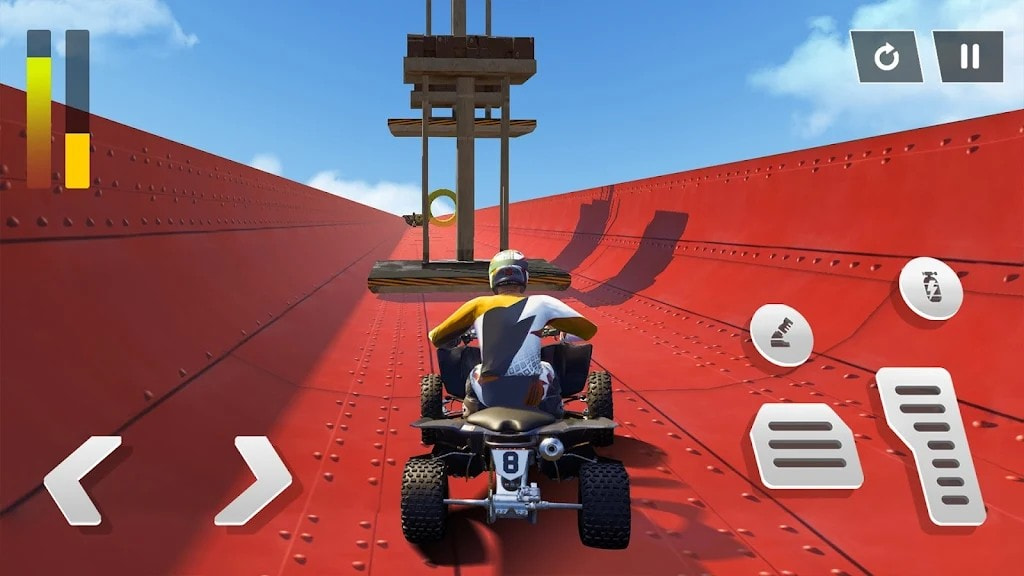 全地形车四轮飞车(Flying ATV Crash: Quad Stunts)截图1