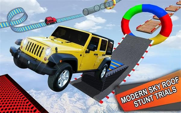 吉普车特技驾驶Impossible Jeep Offroad Stunt Drive2