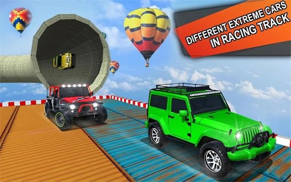 吉普车特技驾驶Impossible Jeep Offroad Stunt Drive截图1