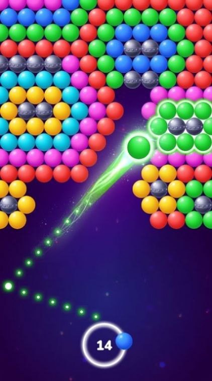 气泡弹珠流行射击(Bubble Shooter)截图1