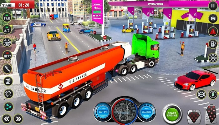 油罐运输车(oil tanker game)截图3