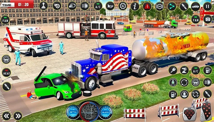 油罐运输车(oil tanker game)截图1