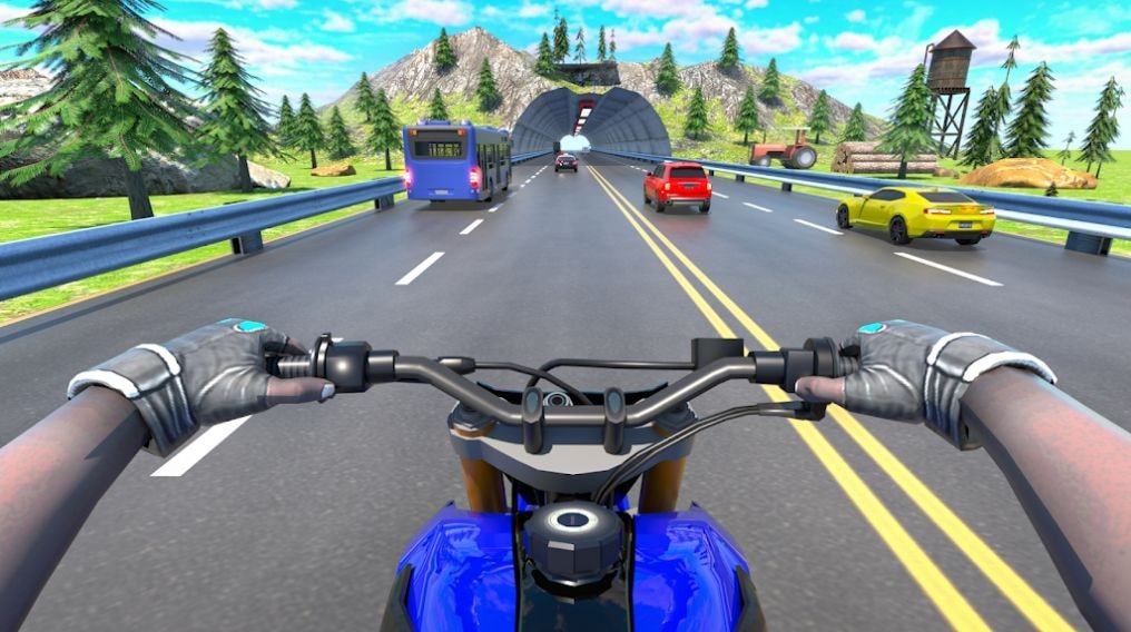 交通骑手摩托车赛车(Traffic Rider Moto Bike Racing)截图1